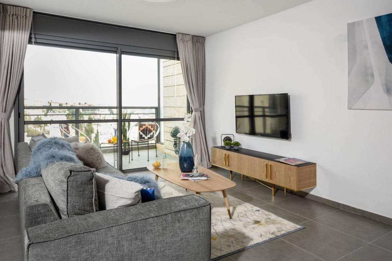 Luxurious Flat In Residential Area Villa Jerusalem Exteriör bild