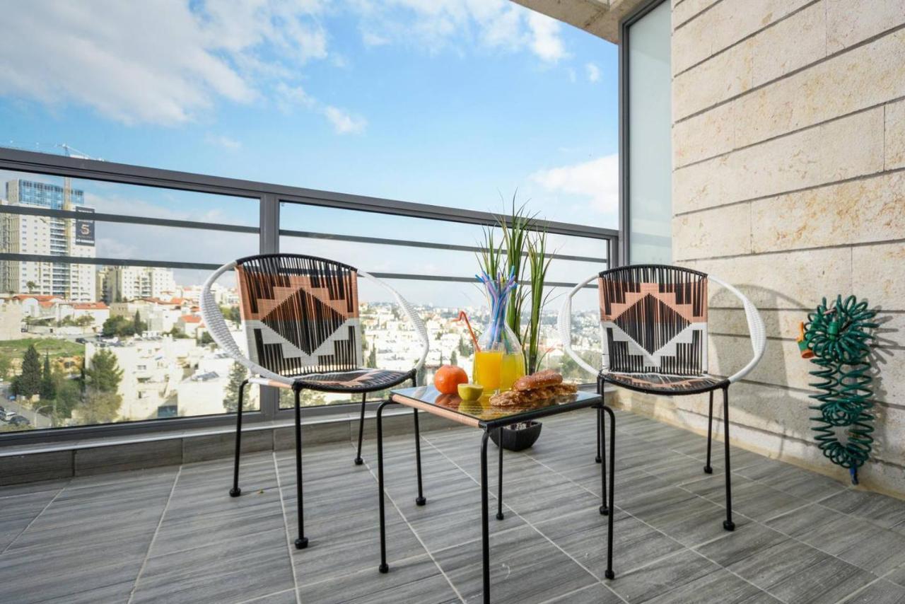 Luxurious Flat In Residential Area Villa Jerusalem Exteriör bild